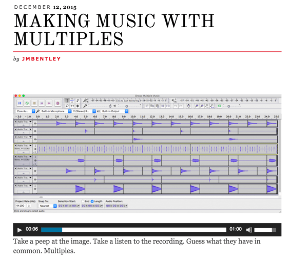 Making Music with Multiples QFT